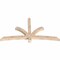 Ekena Millwork Davenport Smooth Timber Gable Bracket, Douglas Fir, 72"W x 39"H x 3 1/2"D x 3 1/2"F, 13/12 Pitch GBW072X39X0404DAV00SDF - alternate 4